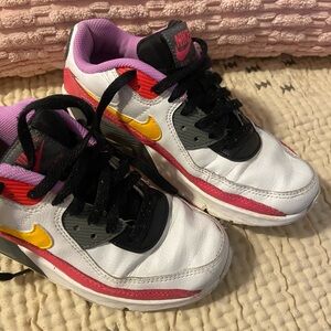 Nike Kids Air Max Sneakers - White, Pink, Yellow